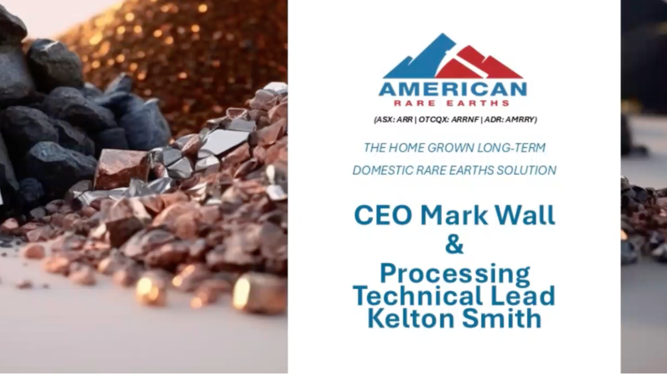 CEO Mark Wall and Process Technical Lead Kelton Smith